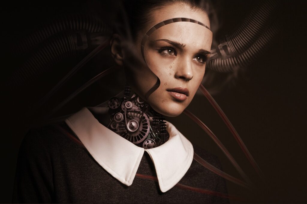 robot, woman, face, cry, sad, artificial intelligence, future, machine, digital, technology, robotics, girl, human, android, circuit board, sad girl, binary, connections, cyborg, digitization, science fiction, ai